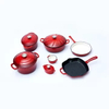 Debien Minimalist Design Cast Iron Non-Stick Cookware Set Low MOQ Pots and Pans for Cooking