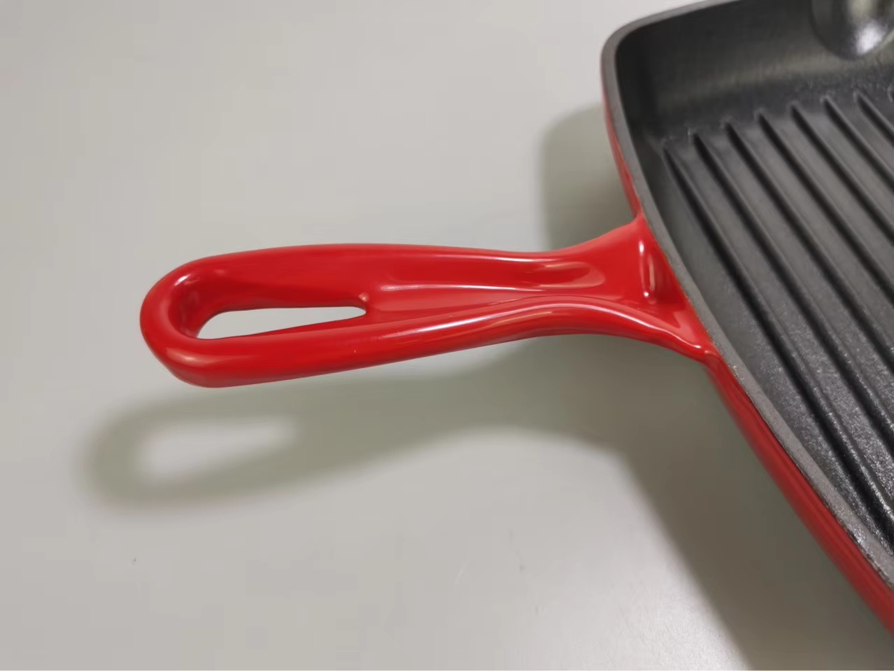 Cast Iron Enamel Pre-Seasoned 27cm Steak Pan Cast Iron Frying Pan