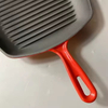 Cast Iron Enamel Pre-Seasoned 27cm Steak Pan Cast Iron Frying Pan